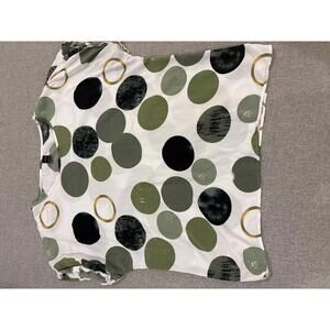 Emery Rose Polka Dot Patterned Short Sleeve Blouse